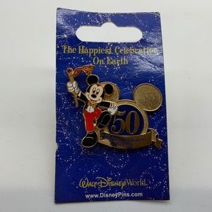 Disney Walt Disney World Mickey Mouse 50 Happiest Celebration on Earth Pin